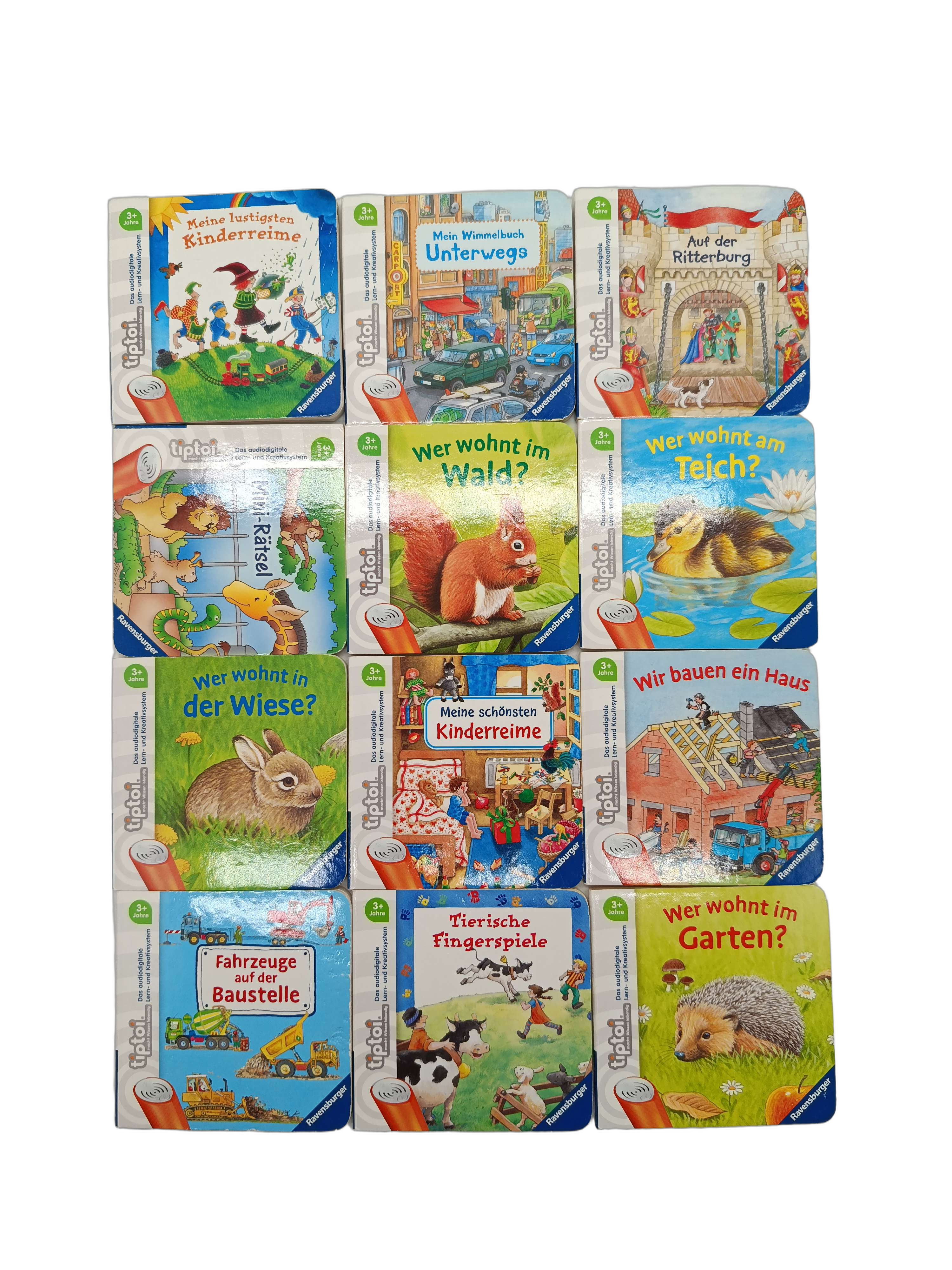 Ravensburger Bundle tiptoi Set von 12 Büchern Wimmelbuch Kinderreime